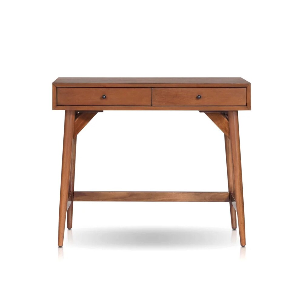 Alpine Furniture - Flynn Mini Desk, Chestnut - 966-95 veiw 2