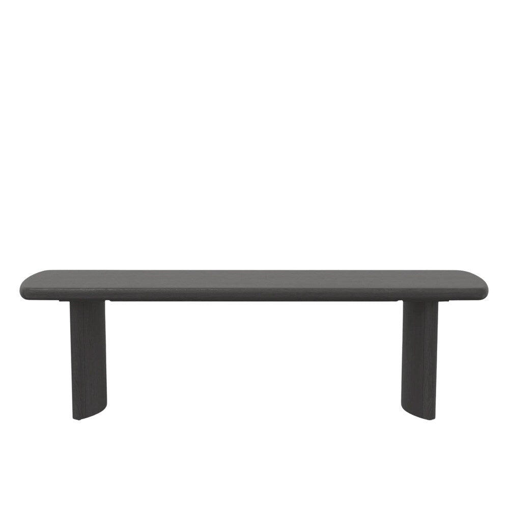 Alpine Furniture - Gabrielle Bench, Black - 4225BLK-03 veiw 2