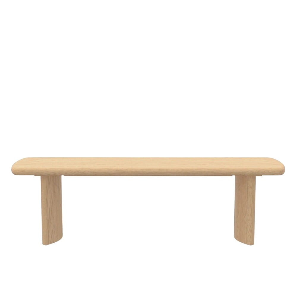 Alpine Furniture - Gabrielle Bench, Light Oak - 4225-03 veiw 2