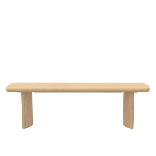 Alpine Furniture - Gabrielle Bench, Light Oak - 4225-03 veiw 2