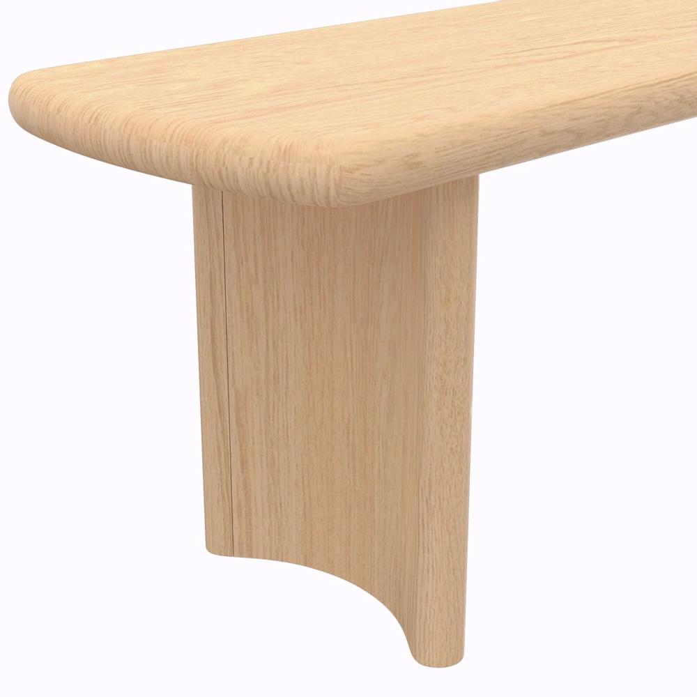 Alpine Furniture - Gabrielle Bench, Light Oak - 4225-03 veiw 3
