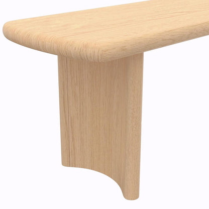 Alpine Furniture - Gabrielle Bench, Light Oak - 4225-03 veiw 3