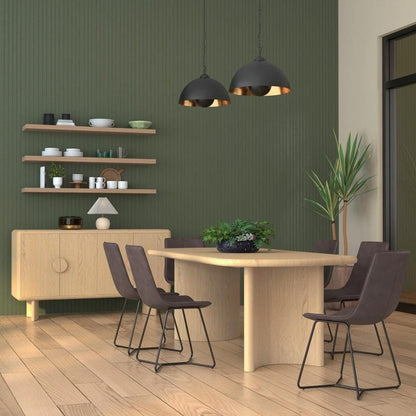 Alpine Furniture - Gabrielle Dining Table, Light Oak - 4225-01 veiw 7