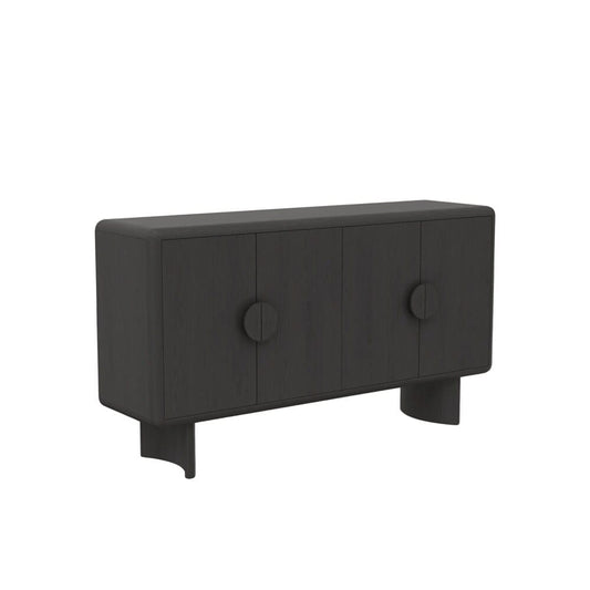 Alpine Furniture - Gabrielle Sideboard, Black - 4225BLK-06 veiw 1