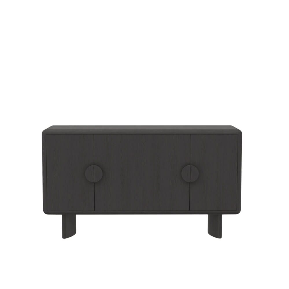 Alpine Furniture - Gabrielle Sideboard, Black - 4225BLK-06 veiw 2
