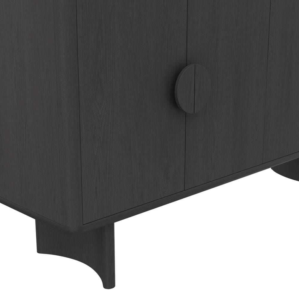 Alpine Furniture - Gabrielle Sideboard, Black - 4225BLK-06 veiw 5