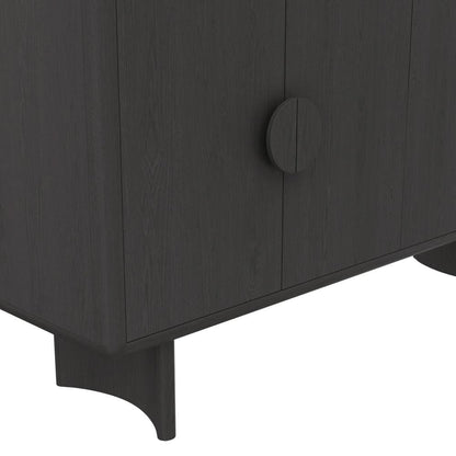 Alpine Furniture - Gabrielle Sideboard, Black - 4225BLK-06 veiw 5