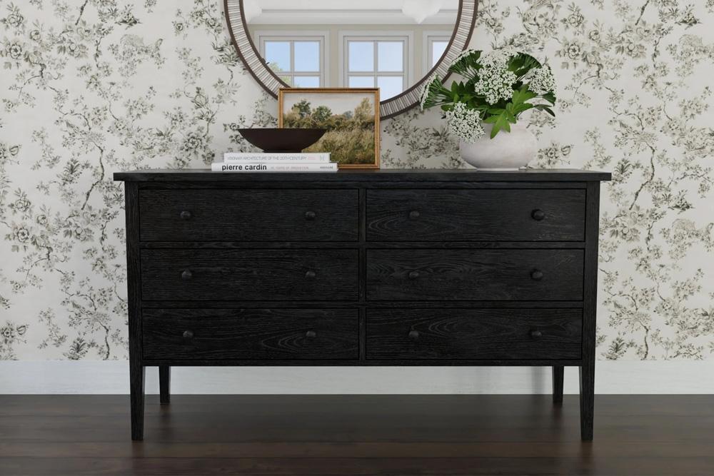 Alpine Furniture - Palmer Dresser, Black - 2311BLK-03 veiw 7