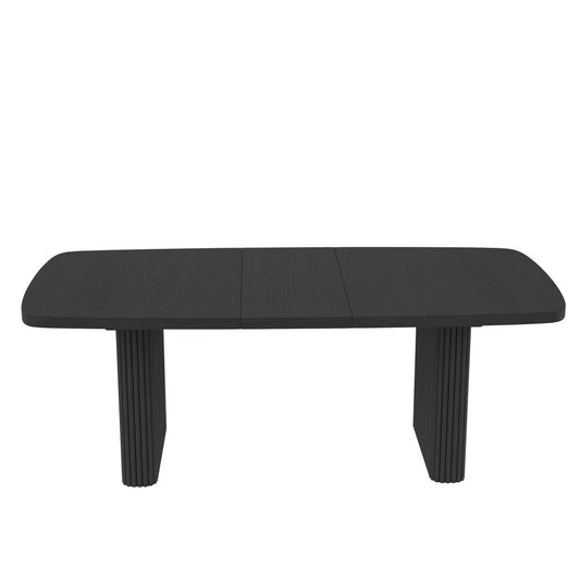 Alpine Furniture - Reba Rectangular Dining Table, Black - 5868BLK-01 veiw 2