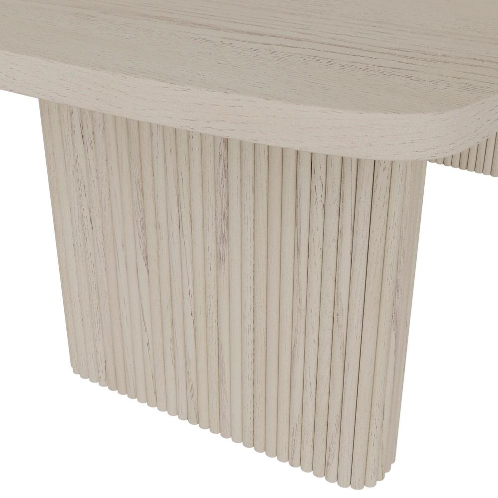 Alpine Furniture - Reba Rectangular Dining Table, White Wash - 5868W-01 veiw 5
