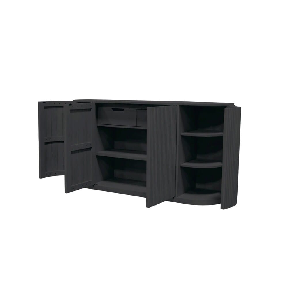 Alpine Furniture - Reba Sideboard, Black - 5868BLK-06 veiw 6