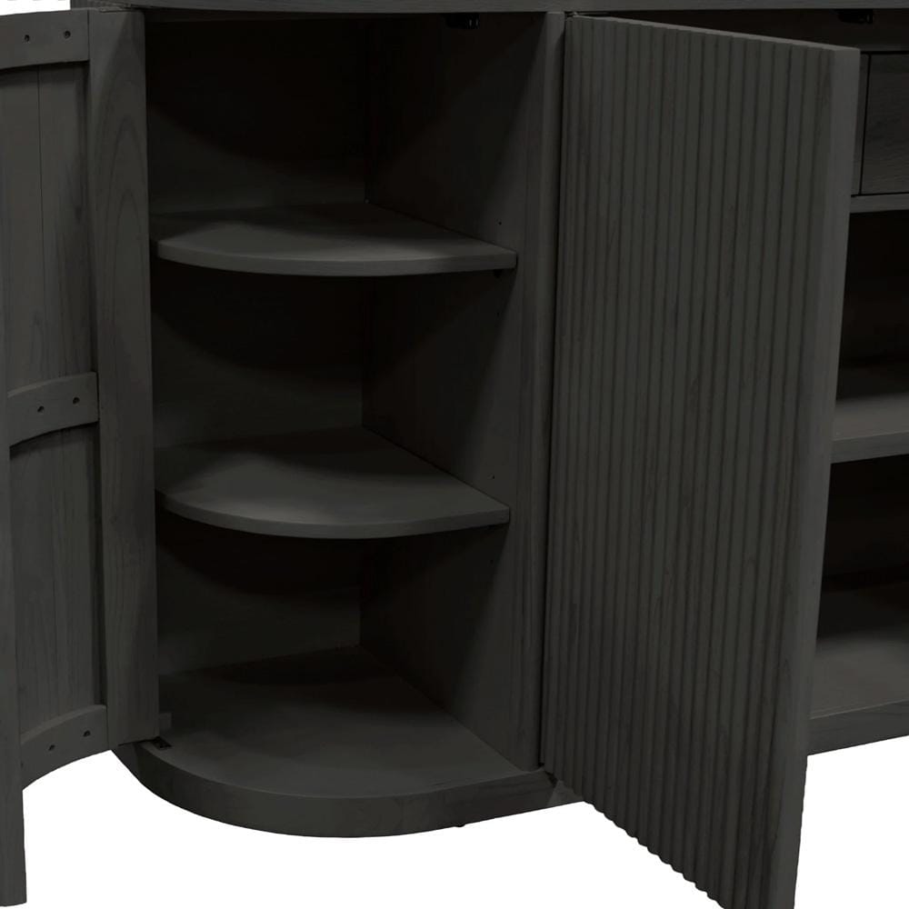 Alpine Furniture - Reba Sideboard, Black - 5868BLK-06 veiw 8