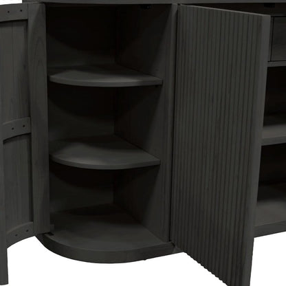 Alpine Furniture - Reba Sideboard, Black - 5868BLK-06 veiw 8