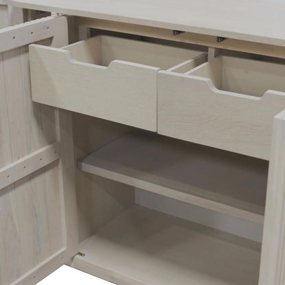 Alpine Furniture - Reba Sideboard, White Wash - 5868W-06 veiw 7