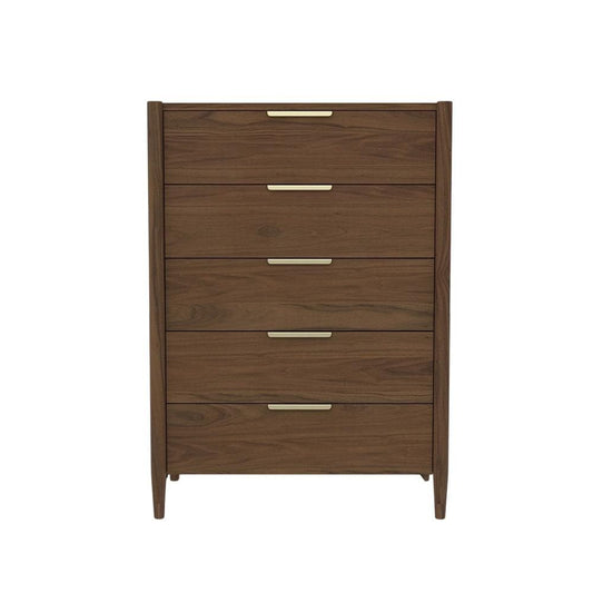 Alpine Furniture - Sinclair Chest, Walnut - 3458WAL-05 veiw 2