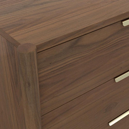 Alpine Furniture - Sinclair Chest, Walnut - 3458WAL-05 veiw 6