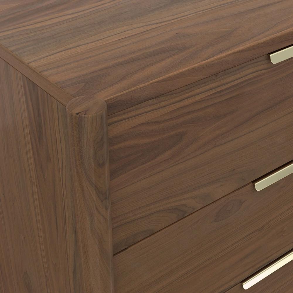 Alpine Furniture - Sinclair Dresser, Walnut - 3458WAL-03 veiw 6