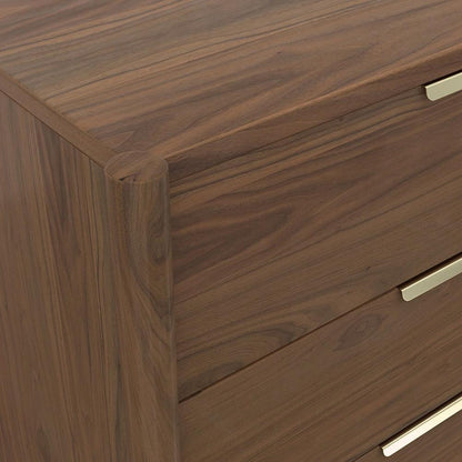 Alpine Furniture - Sinclair Dresser, Walnut - 3458WAL-03 veiw 6