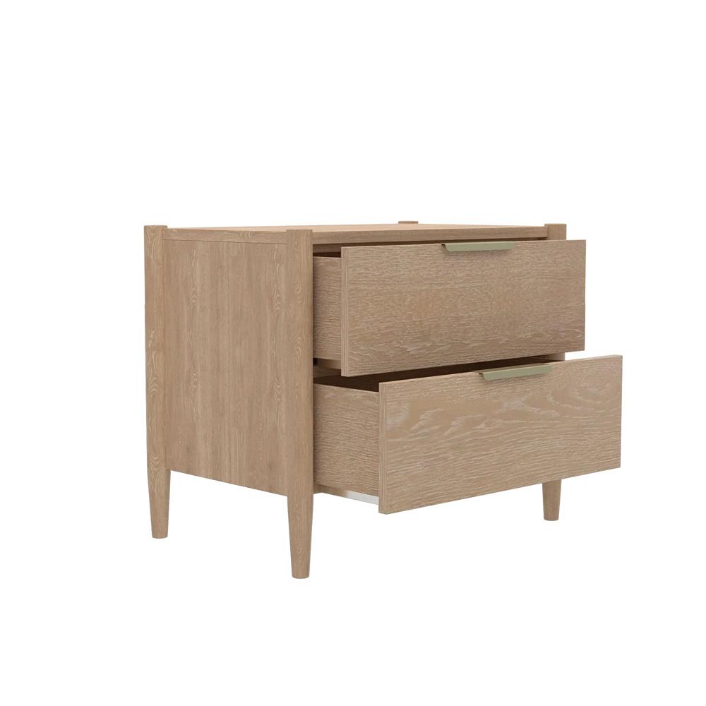 Alpine Furniture - Sinclair Nightstand, Natural - 3458NAT-02 veiw 3
