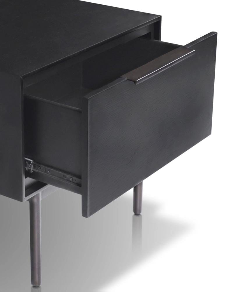 Origins by Alpine - Akira Nightstand, Black - 2400BLK-02 veiw 4