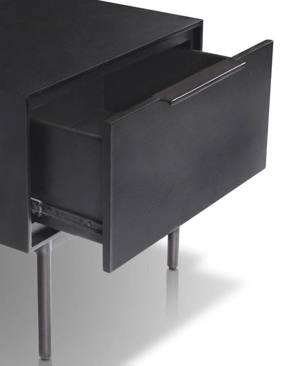 Origins by Alpine - Akira Nightstand, Black - 2400BLK-02 veiw 4