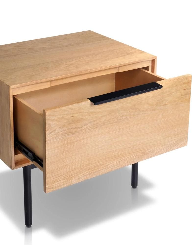 Origins by Alpine - Akira Nightstand, Light Oak - 2400-02 veiw 4