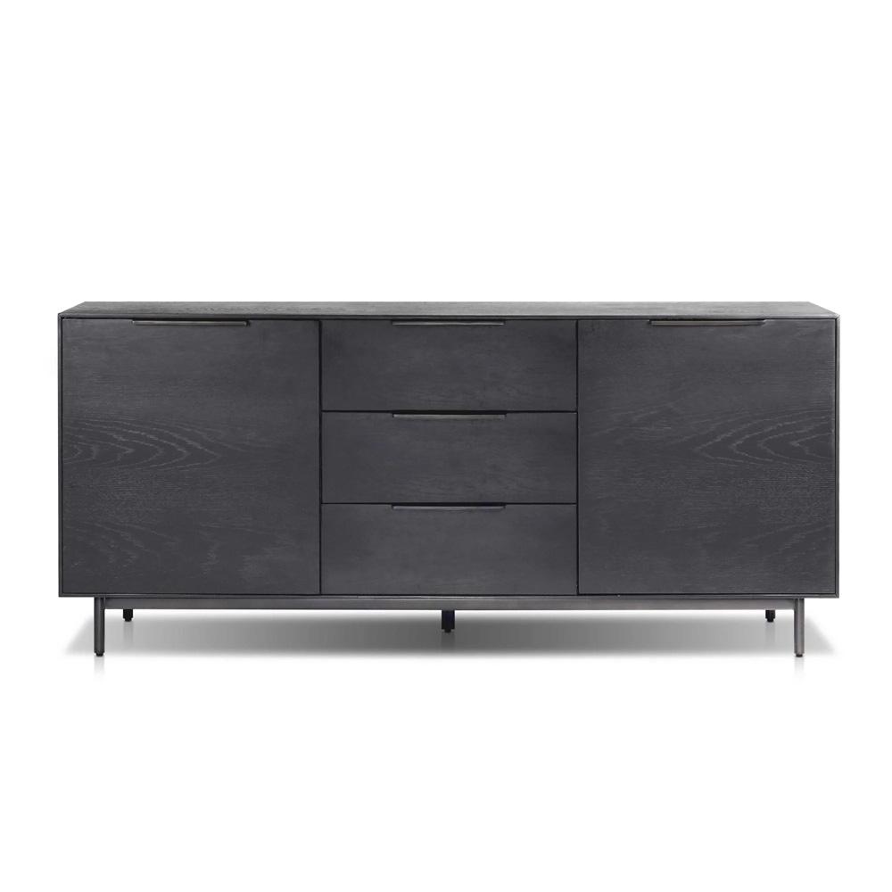 Origins by Alpine - Akira Sideboard, Black - 2400BLK-64 veiw 2