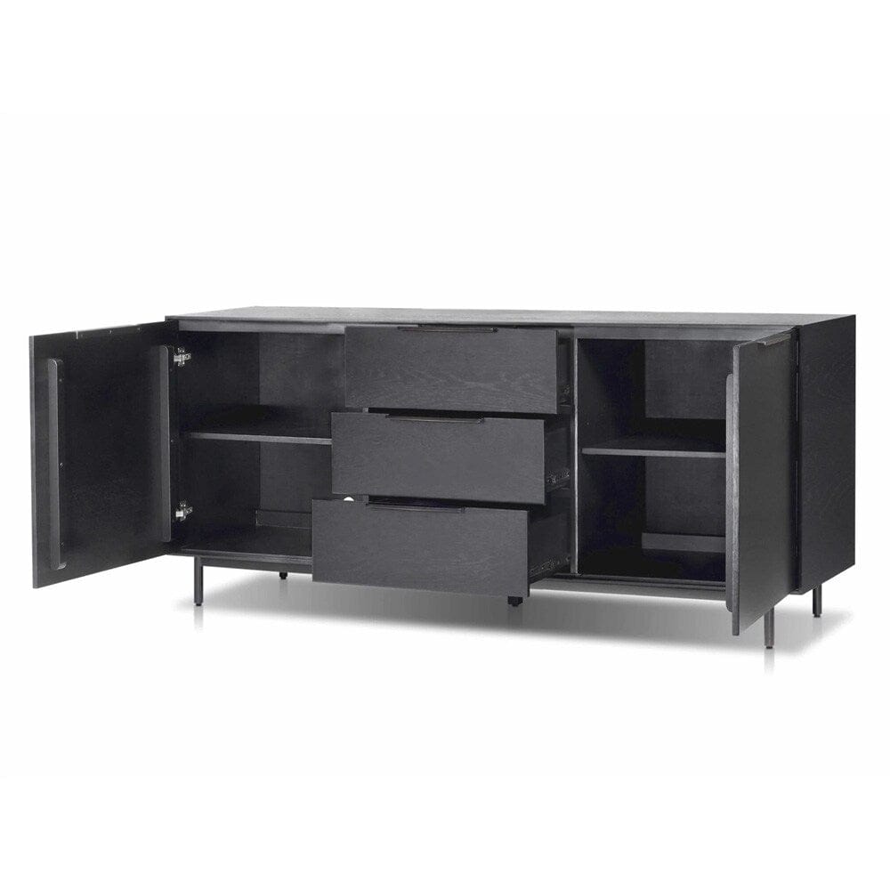 Origins by Alpine - Akira Sideboard, Black - 2400BLK-64 veiw 3