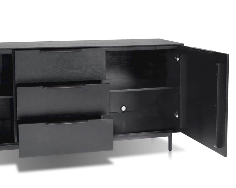 Origins by Alpine - Akira Sideboard, Black - 2400BLK-64 veiw 4