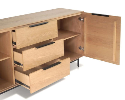 Origins by Alpine - Akira Sideboard, Light Oak - 2400-64 veiw 4