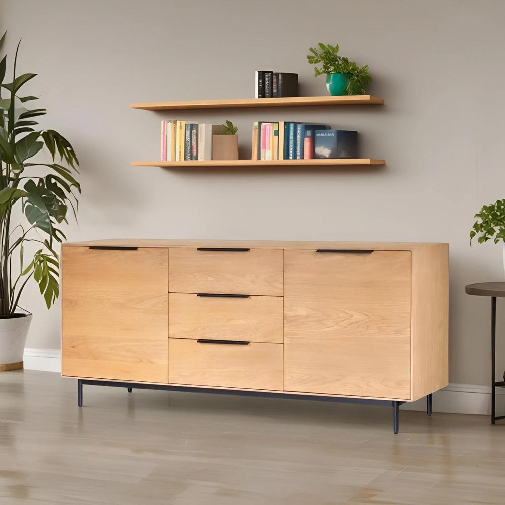 Origins by Alpine - Akira Sideboard, Light Oak - 2400-64 veiw 5