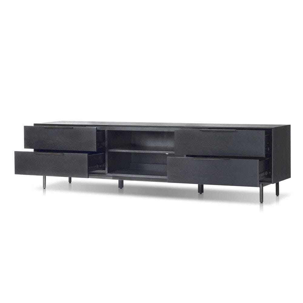 Origins by Alpine - Akira TV Console, Black - 2400BLK-10 veiw 3