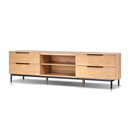 Origins by Alpine - Akira TV Console, Light Oak - 2400-10 veiw 1