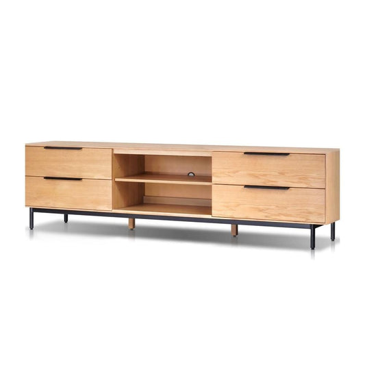 Origins by Alpine - Akira TV Console, Light Oak - 2400-10 veiw 1