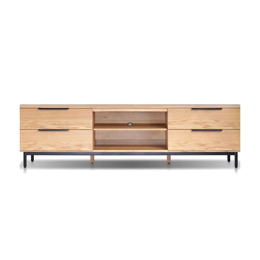 Origins by Alpine - Akira TV Console, Light Oak - 2400-10 veiw 2