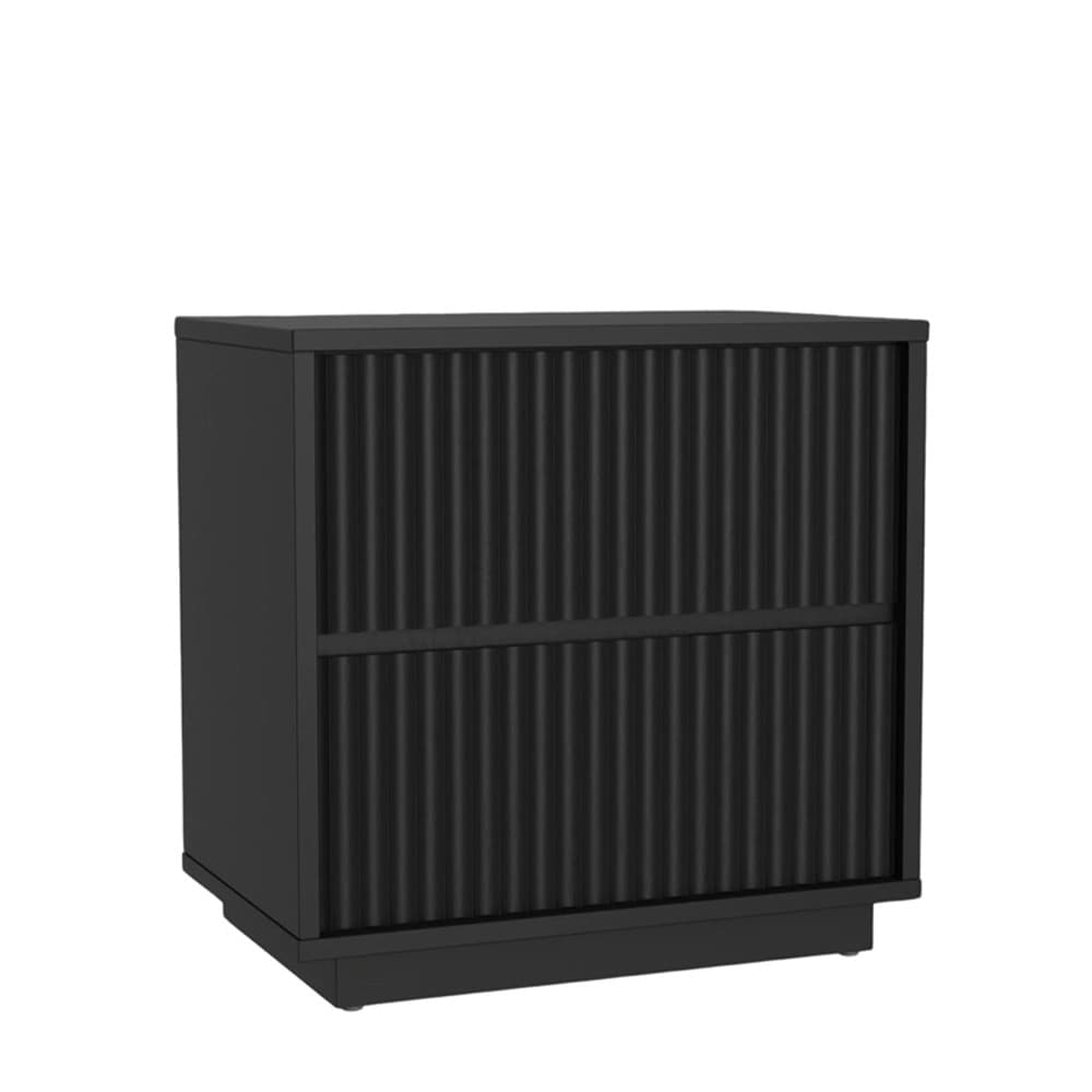 Origins by Alpine - Blanca Nightstand, Black - 8500BLK-02 veiw 1