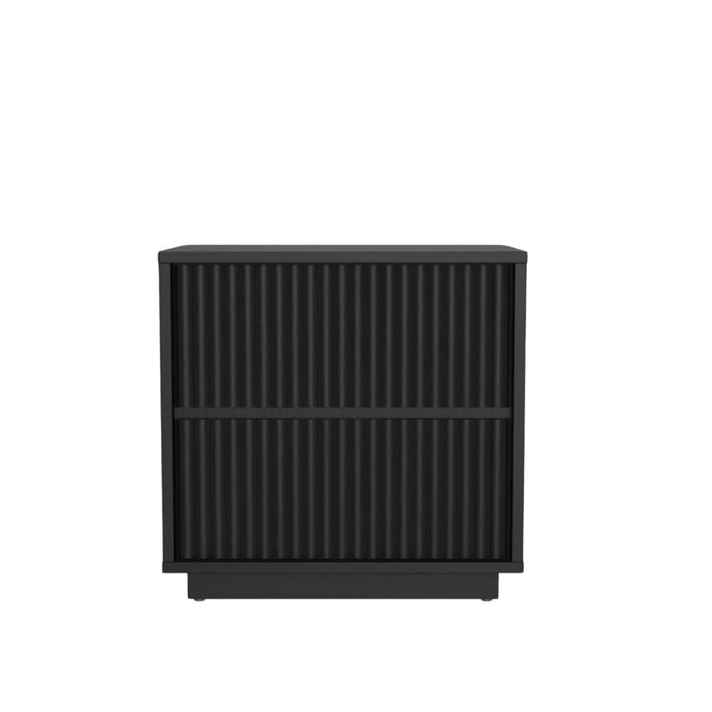 Origins by Alpine - Blanca Nightstand, Black - 8500BLK-02 veiw 2