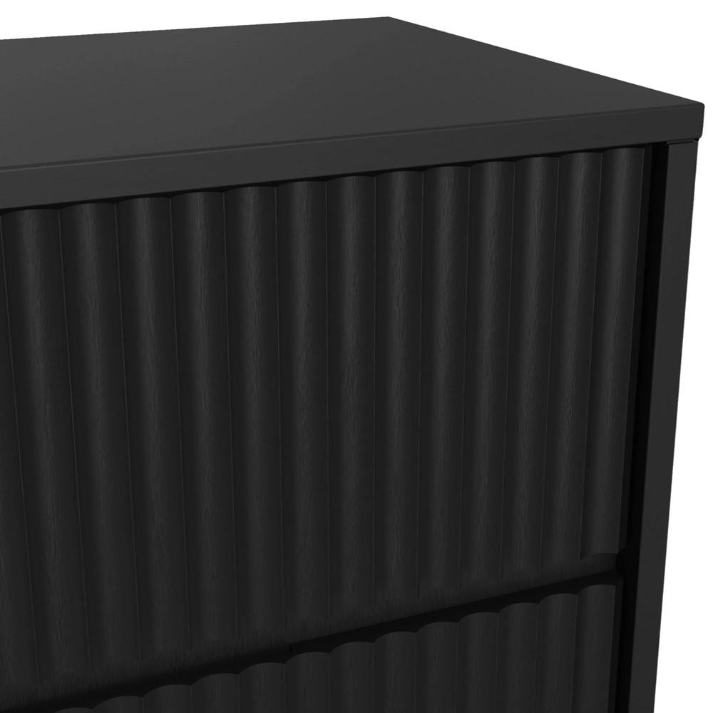 Origins by Alpine - Blanca Nightstand, Black - 8500BLK-02 veiw 4