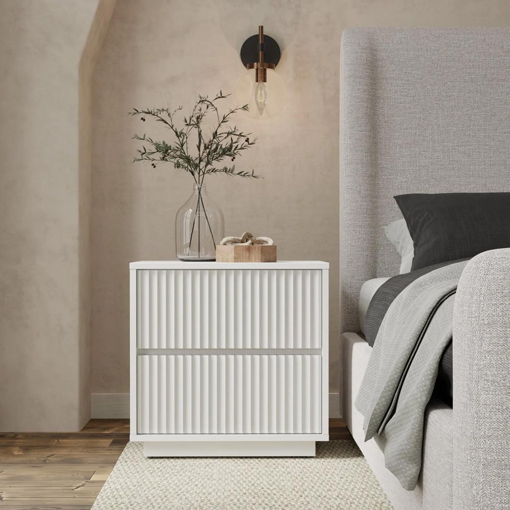 Origins by Alpine - Blanca Nightstand, White - 8500-02 veiw 7