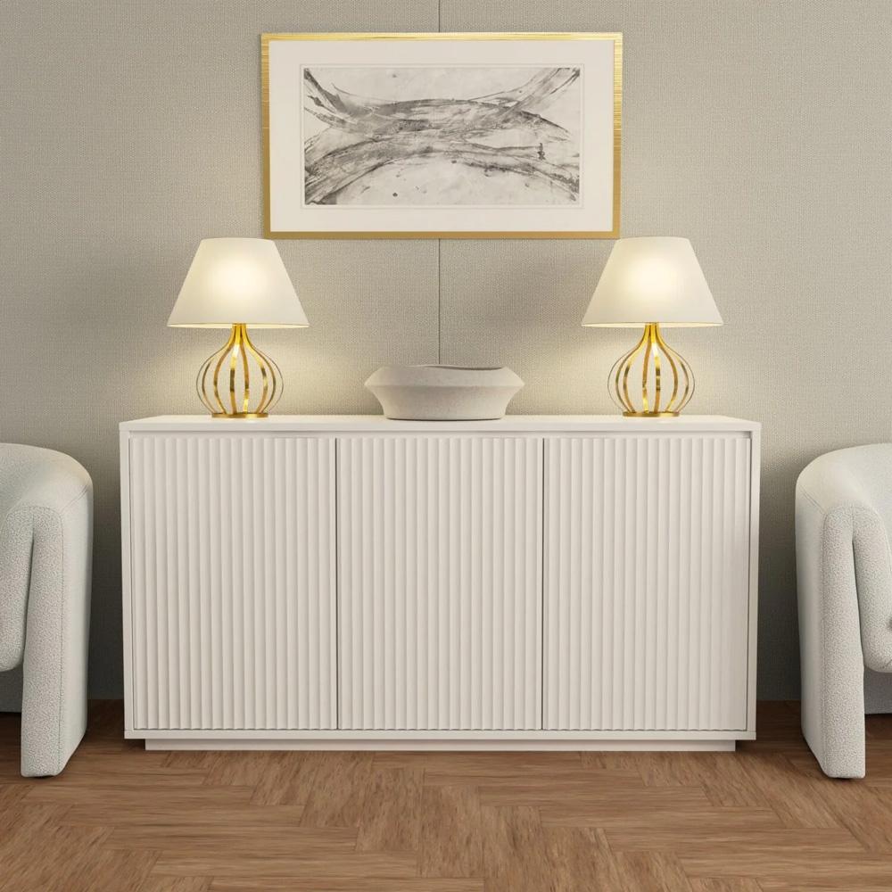 Origins by Alpine - Blanca Sideboard, White - 8500-64 veiw 7