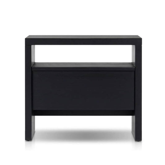 Origins by Alpine - Flo Nightstand, Black - 8700BLK-02 veiw 2