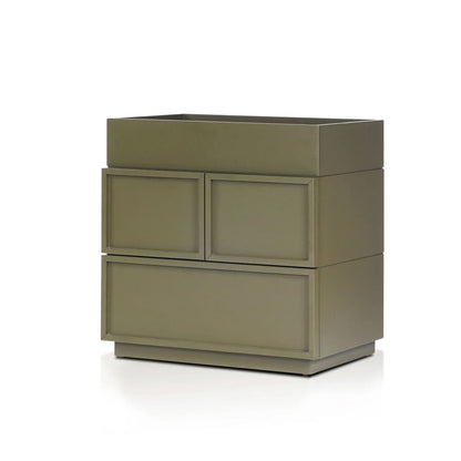 Origins by Alpine - Luca Nightstand, Olive Green - NS-31GRN veiw 1