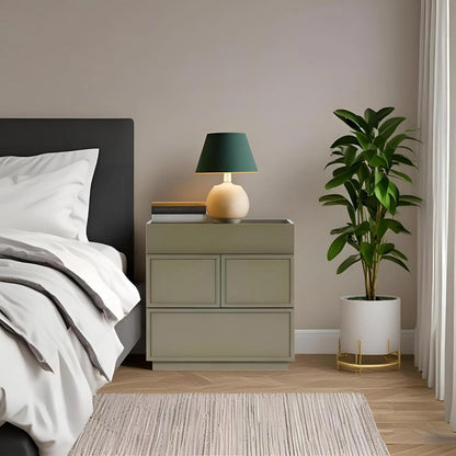 Origins by Alpine - Luca Nightstand, Olive Green - NS-31GRN veiw 5