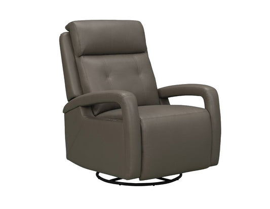 BarcaLounger - Gilbert Power Swivel Glider Recliner w/Power Head Rest & Power Lumbar in Lynn Smokey Gray - 8PHL1483373893 veiw 1