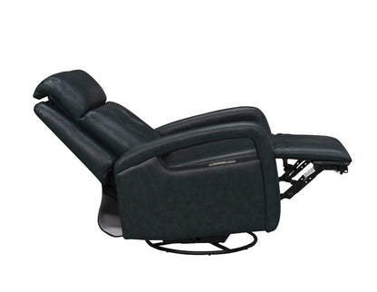 BarcaLounger - Gilbert Power Swivel Glider Recliner w/Power Head Rest & Power Lumbar in Traci Midnight Blue - 8PHL1483374247 veiw 3