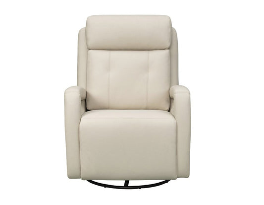 BarcaLounger - Gilbert Power Swivel Glider Recliner w/Power Head Rest & Power Lumbar in Troy Cream - 8PHL1483370182 veiw 2
