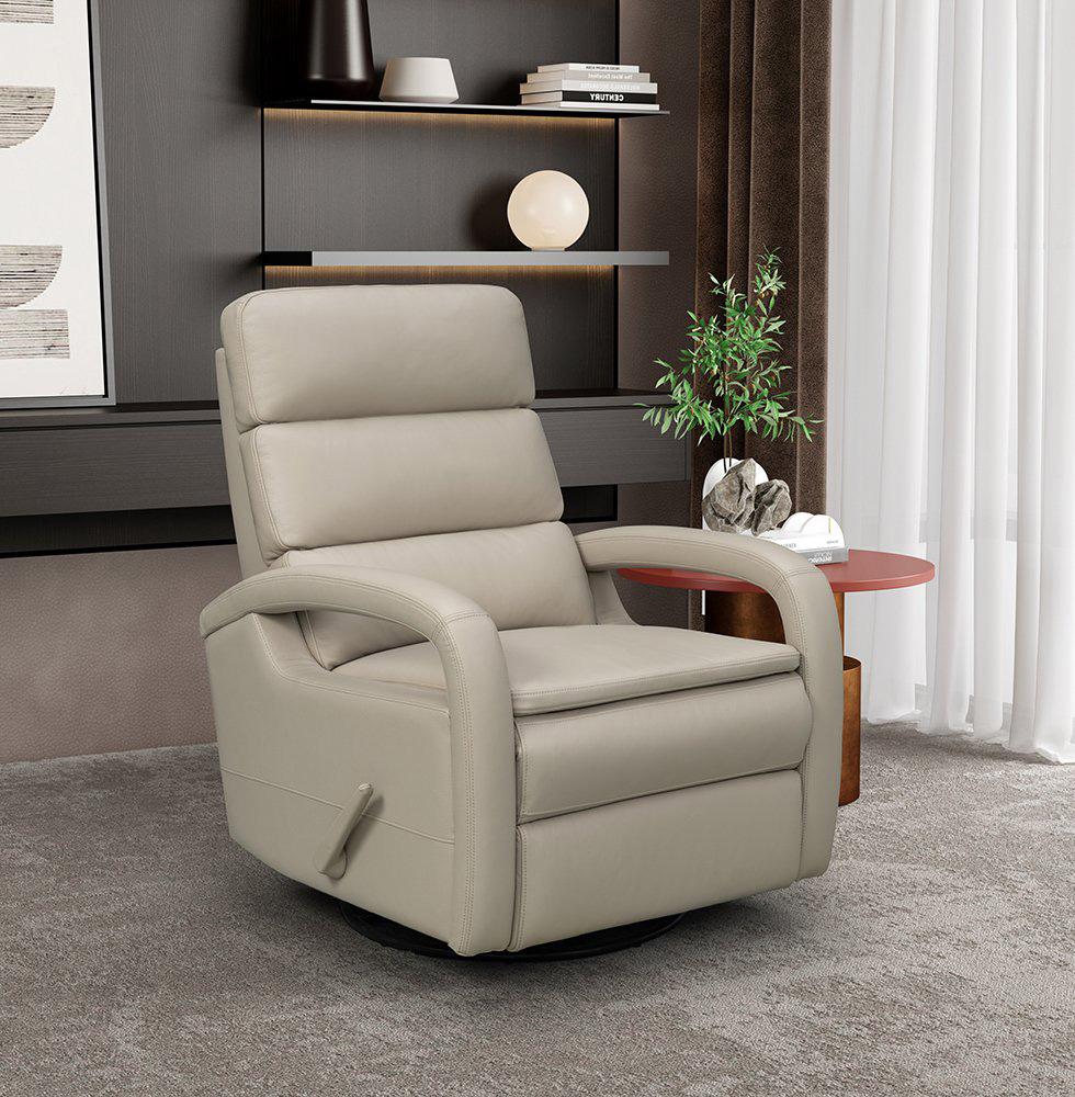 BarcaLounger - Nick Recliner Swivel Glider in Gable Dove - 81484370191 veiw 6