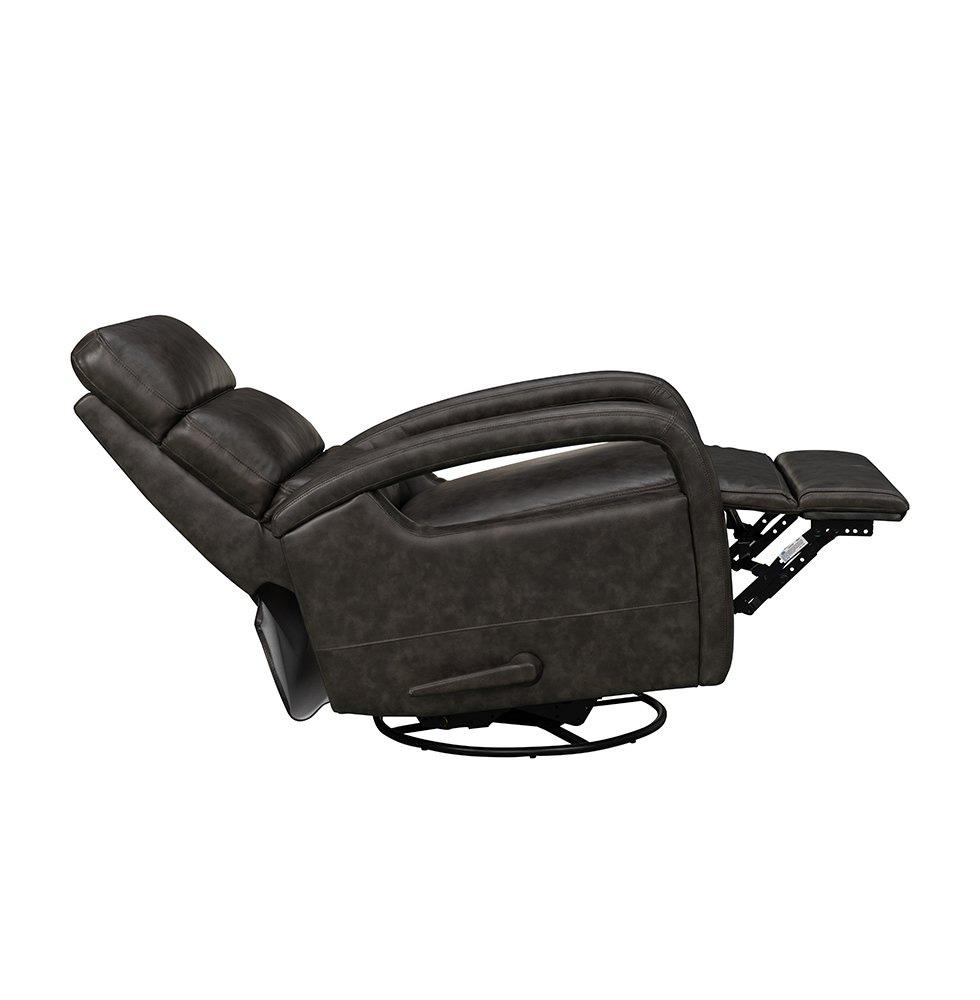 BarcaLounger - Nick Recliner Swivel Glider in Ryegate Gray - 81484370692 veiw 3