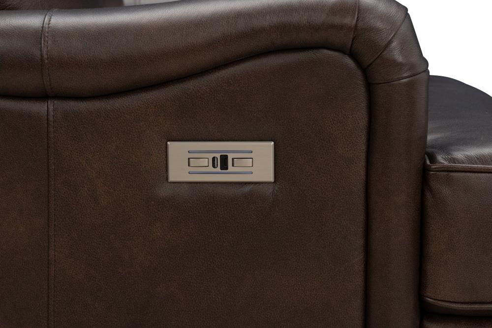 BarcaLounger - Scarlett Wall Hugger Power Recliner in Creede Fudge - 91456572087 veiw 5