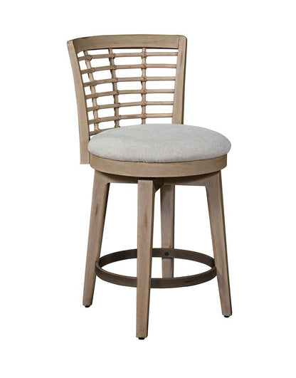 American Woodcrafters - Beach Comber Counter Height Swivel Stool - Brown - D-8500-348-25F veiw 1
